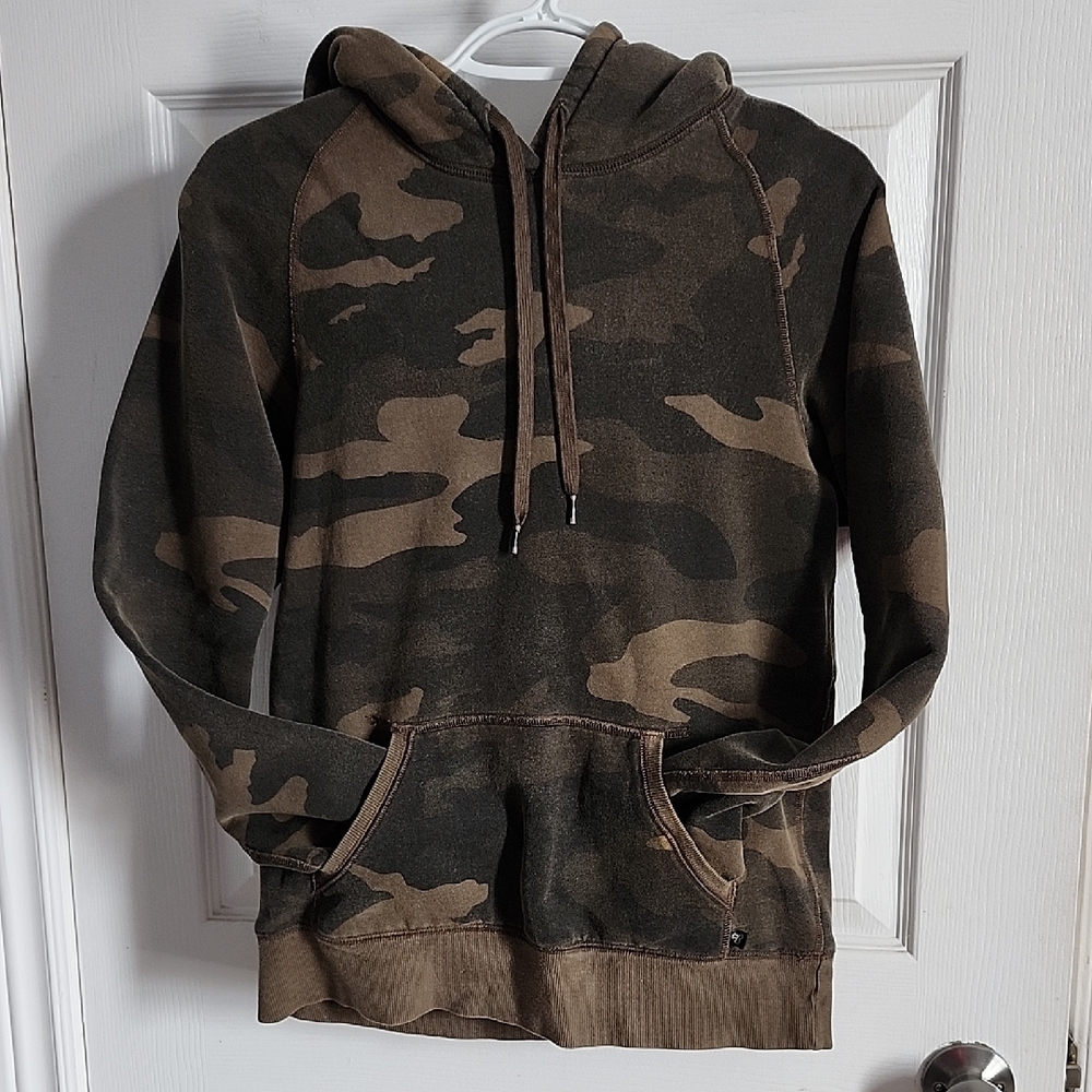 Camo Print Hoodie